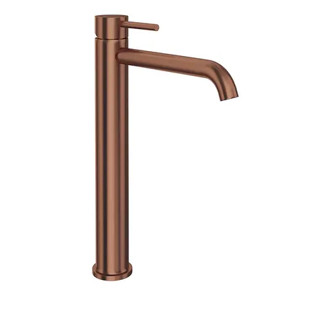 Kerama Marazzi Eterna Смеситель для раковины, высокий, 1 отв., без донного клапана, цвет: брашированная медь pvd