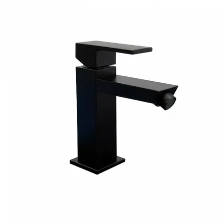 Kerama Marazzi Futura Смеситель для биде, на 1 отв., с донным клапаном, цвет: черный матовый