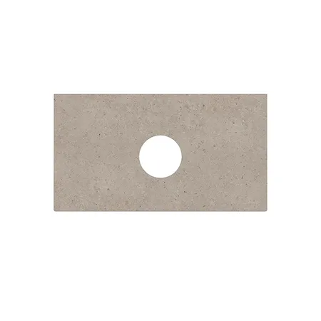 Kerama Marazzi Magica Столешница из керамогранита для накладных раковин Риккарди 90см, без отв., цвет: бежевый матовый
