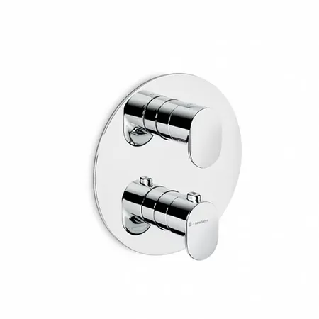 Kerama Marazzi Ole Смеситель для душа, встраиваемый, термостатический, с регулировкой температуры, цвет: хром