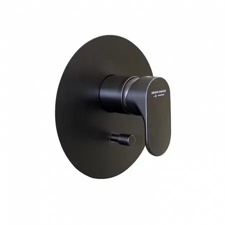 Kerama Marazzi Ole Смеситель для душа, встраиваемый, с переключателем на 2 источника, цвет: черный матовый
