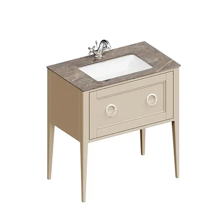 Kerama Marazzi Plaza Classic Тумба напольная 80см, 1 ящик, цвет: капучино матовый