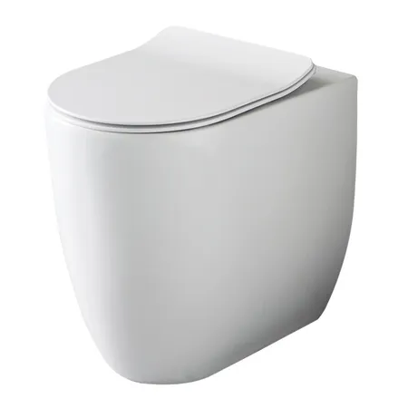 Kerasan Flo NEW Унитаз напольный 53х37см., безободковый, цвет: белый