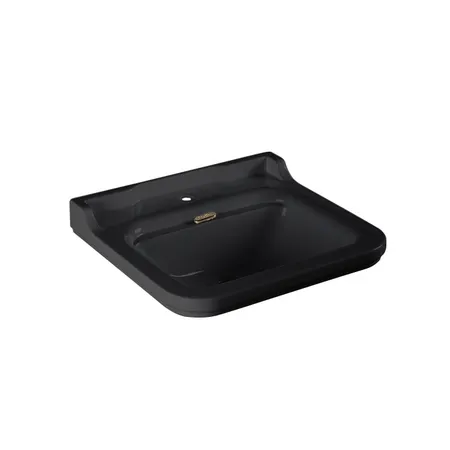 Kerasan Waldorf Раковина 60х55 см, 1 отв., керамическая, цвет: черный/золото