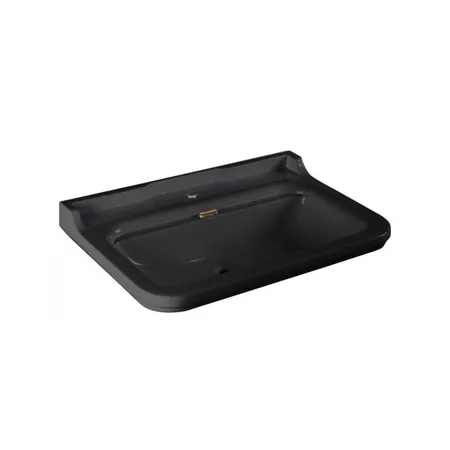 Kerasan Waldorf Раковина 80х55 см, 1 отв., керамическая, цвет: черный/золото