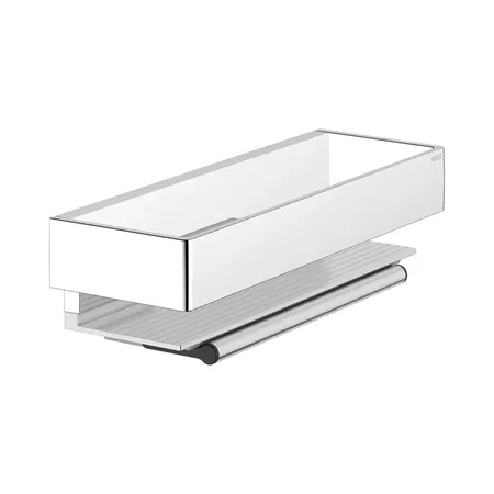 Keuco Edition 11 Полочка для душа со стеклоочистителем, подвесная, цвет: silver-anodized/хром
