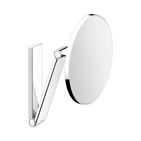 Keuco iLook_move Косметическое зеркало, подвесное, без подсветки, круглое, D=21.2см., 3ой рычаг, увеличение x5 цвет: хром
