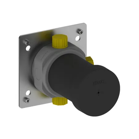 Keuco IXMO Монтажный блок для переключателявстроенный на 3 источника с соединением-выводом для шланга, G 1/2, Mонтажная глубина: 80, 110 мм