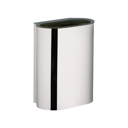 Keuco Plan Контейнер для мусора, объем 30 Л, напольный, цвет: chrome finish/black