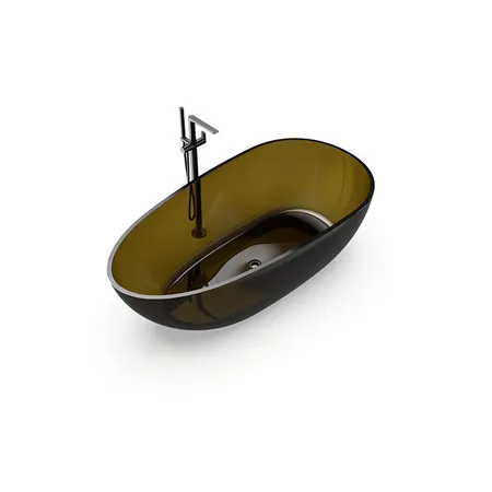 Knief EGG Shape Ванна отдельностоящая 170x85x54см., из полимерного материала, цвет: Pyrit # 030
