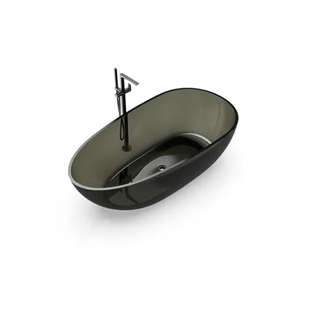Knief EGG Shape Ванна отдельностоящая 170x85x54см., из полимерного материала, цвет: Turmalin # 020