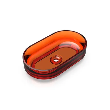 Knief Ellipse Shape Раковина накладная 55x32x14см, без отв, из полимерного материала, цвет: Jaspis # 070