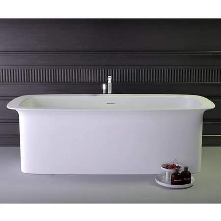 KNIEF Glam Ванна отдельностоящая  170х80x55см, с сливом-переливом, цвет: белый глянцевый