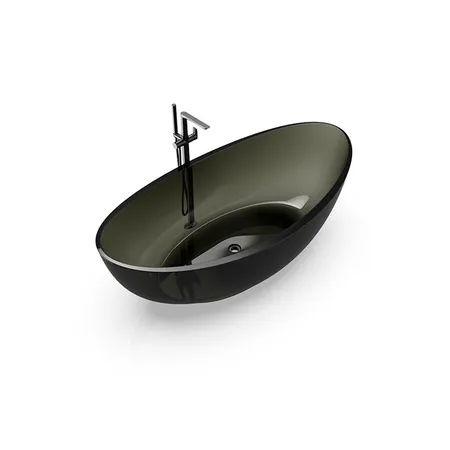 Knief Oval Shape Ванна отдельностоящая 180х93x56см., из полимерного материала, цвет: Turmalin # 020