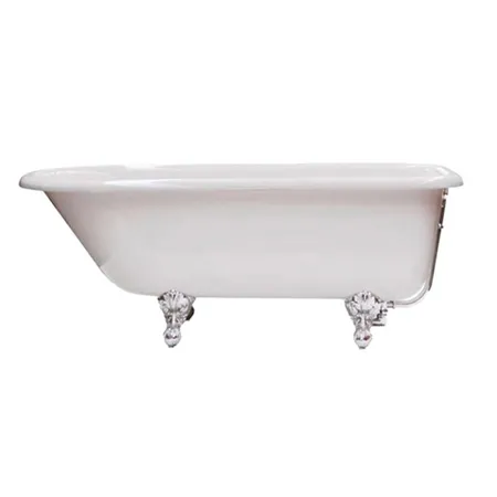 KNIEF  ROLL TOP XL Ванна отдельностоящая 170x70x60см., на ножках хром, без слива-перелива, цвет: белый