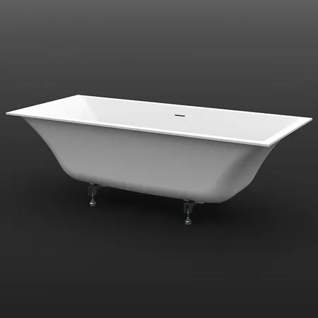 Knief Shape Ванна 180x80x60cм., встраиваемая, click-clack, цвет: белый матовый