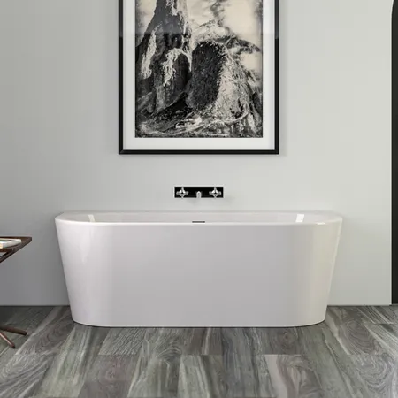Knief Wall Corner Ванна пристенная 165x75х58см., с щелевым переливом, без сл-перелива, цвет: белый глянцевый