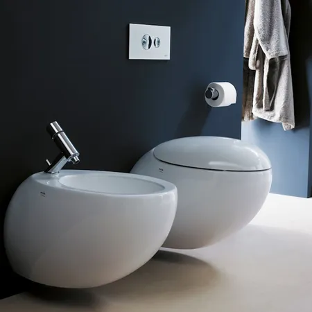 Laufen Alessi One Биде подвесное 58.5x39x35.5см, с 1 отв. под смеситель, с покр. LCC, цвет: белый