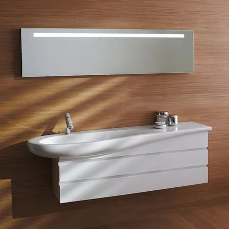 Laufen Alessi One Раковина 160х50х16.5 см, 1 отв., покрытие LCC, цвет: белый