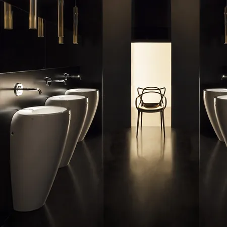 Laufen Alessi One Раковина пристенная 52х53х85 см, без отв., покрытие LCC, цвет: белый