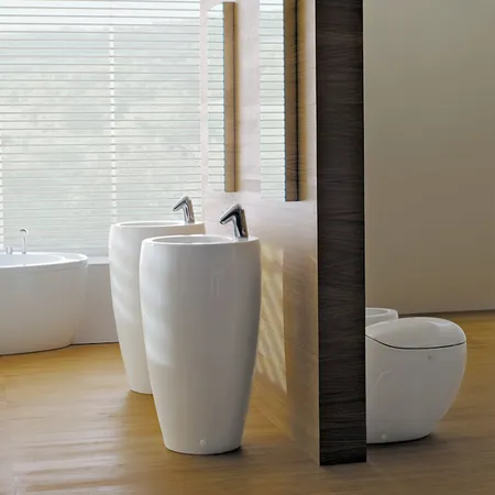Laufen Alessi One Раковина 53х53х90см, без отв., свободностоящие, покрытие LCC, цвет: белый