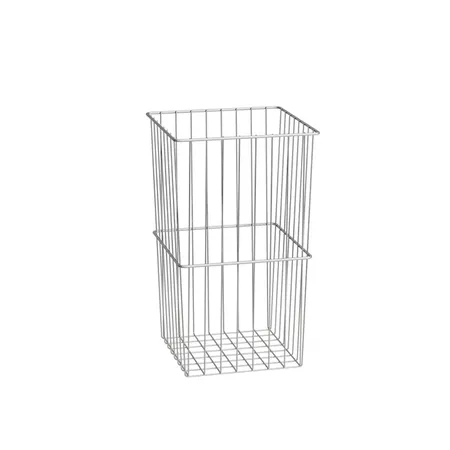 Laufen Base Бельевая корзина для высоких шкафов, 27x27x45см., цвет: хром