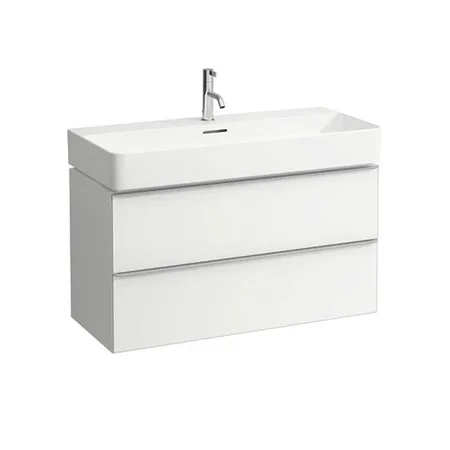 Laufen Case Шкафчик 89.3x52x45см, 2 ящика, цвет: белый матовый