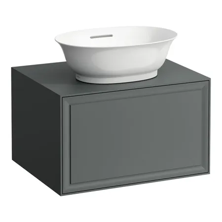 Laufen  New Classic Тумба с раковиной, 57.5x45.5x34.5см,1 ящик, подвесная, цвет: серый