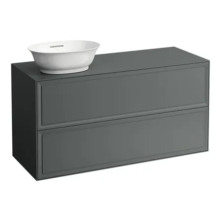 Laufen New Classic Тумба с раковиной, SX, 117.5х45.5х60см, 2 ящика, подвесная, цвет: серый