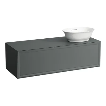 Laufen New Classic Тумба с раковиной, DX, 118х45х35см, 1 ящик, подвесная, цвет: серый