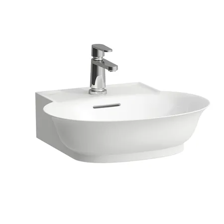 Laufen New Classic Раковина-мини 50х45х17 см, без отв., накладная, с переливом, цвет: белый матовый