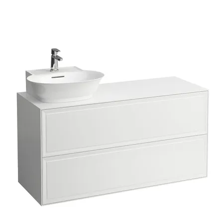 Laufen New Classic Тумба с раковиной, SX, 117.5х45.5х60см, 2 ящика, подвесная, цвет: белый глянцевый