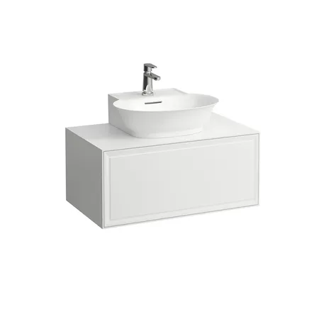 Laufen New Classic Тумба с раковиной,  77.5x45.5x34.5см, 1 ящиком, подвесная, цвет: белый глянцевый (для раковины 816852)