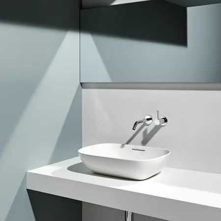 Laufen INO Раковина-чаша 50х35х13 см, без отв., покрытие LCC, цвет: белый