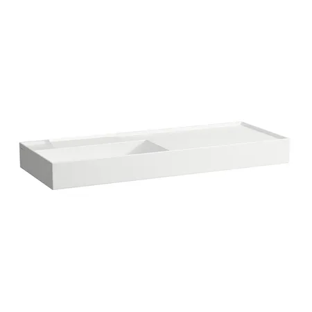 Laufen Kartell Раковина 120х46х12 см, без отв., без перелива, цвет: белый