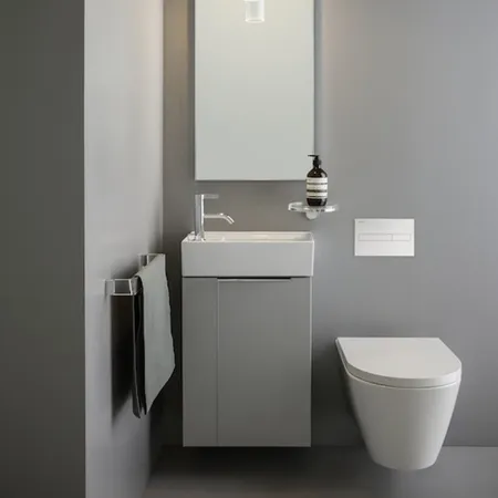 Laufen Kartell Раковина 46х28х12 см, 1 отв., без перелива, покрытие LCC, цвет: белый