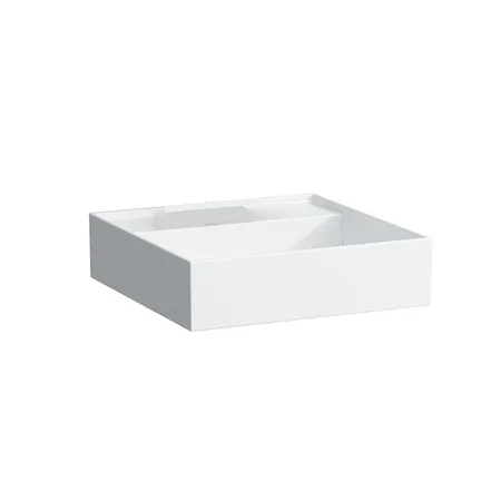 Laufen Kartell Раковина 46х46х12 см, без отв., без перелива, цвет: белый