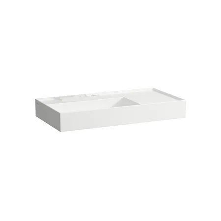 Laufen Kartell Раковина 90х46х12 см, без отв., без перелива, цвет: белый