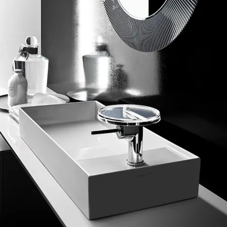 Laufen Kartell Раковина-чаша 75х35х12 см, без отв., без перелива, цвет: белый