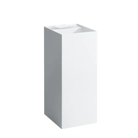 Laufen Kartell Раковина 37.5х43.5х90 см, без отв., напольная, без перелива, покрытие LCC, цвет: белый
