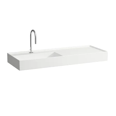 Laufen Kartell Раковина подвесная 120х46х12см., c 1 отв., Dx, без перелива, цвет: белый