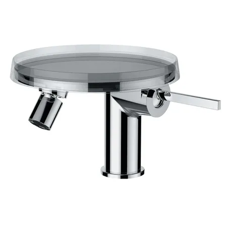 Laufen Kartell Смеситель для биде, на 1 отв, с донным клапаном, излив 125 мм, цвет: хром