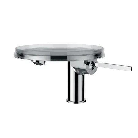 Laufen Kartell Смеситель для раковины, на 1 отв., без донного клапана (с рычагом д/к), излив 110мм, цвет: хром