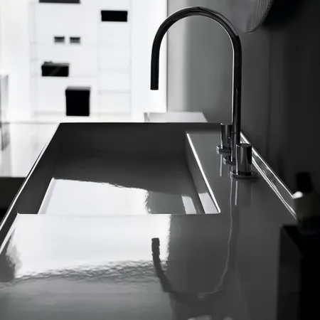 Laufen Kartell Смеситель для раковины на 3 отв, с донным клапаносм, поворотный излив 166 мм, цвет: хром