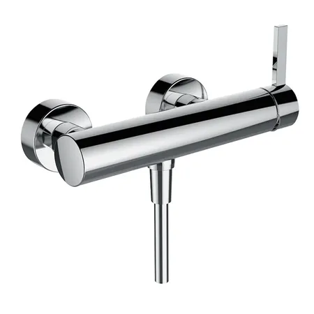 Laufen Kartell Смеситель для ванны настенный, на 2 отв, с ручным душем, цвет: хром