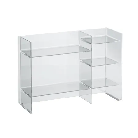 Laufen Kartell Стеллаж, 75х26х53см, пластик, напольный, цвет: дымчато-серый