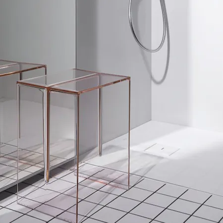 Laufen Kartell Табурет, 33х28х46.5см, пластик, напольный, цвет: пудровый розовый