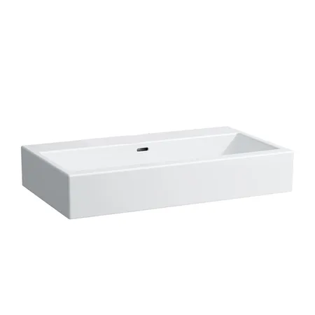 Laufen Living City Раковина 80х46х14 см, без отв., цвет: белый