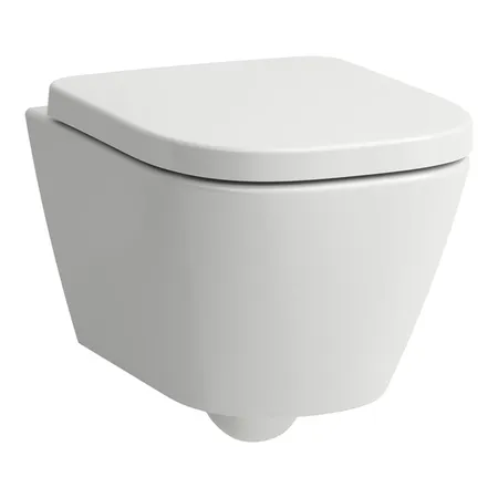 Laufen Meda Унитаз 49x36x35.5см., подвесной, безободковый, смыв Tornado, цвет: белый глянцевый