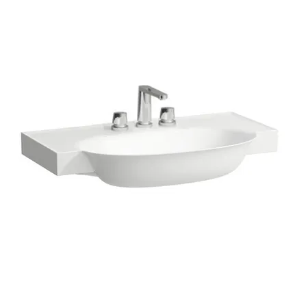 Laufen New Classic Раковина накладная 80х48х7.5см, с 3 отв., без перелива, цвет: белый